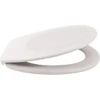 Spirella 10.21263, Verlängert, Harter Toilettensitz, Weiß, ABS, Duroplast, 371 mm, 455 mm