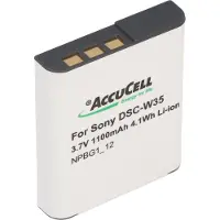 AccuCell Akku passend für Sony NP-BG1 Akku DSC-WX1, CYBER-SHOT DSC-W300 und