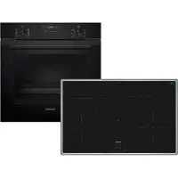 Siemens EQ524I3BZ, Zonen-Induktionskochfeld, 5 Zone(n), Glaskeramik, Schwarz, Berührung, 80,2 cm
