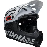 Bell Super DH Spherical matte/gloss black/white fasth. S