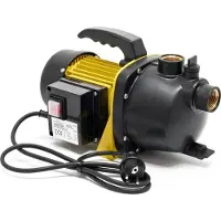 Wiltec Gartenpumpe 3800/h, 1200W, mit Tragegriff & Wasserablassschraube, max. Förderhöhe 48m, für Süßwasser Hauswasserwerk Wasserpumpe Bewässerungspumpe Regenwasserpumpe
