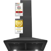Exquisit Kamin-Dunstabzugshaube, 60cm Breite, Umluft, Abluft, 68 Watt, KH 60-8.3 inox