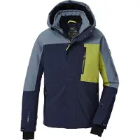 Killtec Jungen Skijacke/Funktionsjacke mit Kapuze und Schneefang KSW 200 BYS SKI