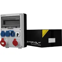 Doktorvolt Stromverteiler TD 1x32A 1x16A 3x230V franz/belg System mit Nockenschalter 0-1 2497