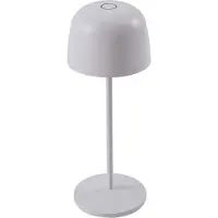 LINDBY LED-Akku-Tischleuchte Arietty, weiß, dimmbar, IP65