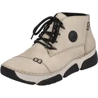 Rieker Ankle Boots Damen Kunstleder Beige Größe: 42