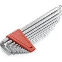 PB Swiss Tools Sechskant-Winkelschraubendreher-Satz, mit Kugelkopf, verchromt, 9-teilig