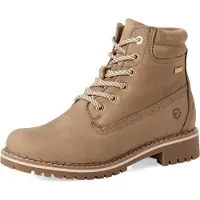 Tamaris Damen Stiefel Leder beige 39