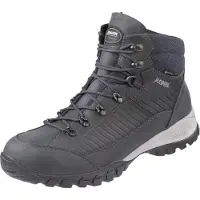 Meindl Wanderschuh "Sarn GTX", Herren, Gr. 9.5, grau (anthrazit, marine), Obermaterial: 100% Rindnubukleder CNU., Schuhe Wanderschuh