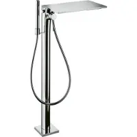 Hansgrohe AXOR Massaud Einhebel Wannenmischer freistehend DN 15, 18450140, Farbe: Brushed Bronze