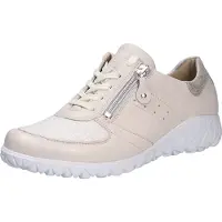Waldlaufer Havy-Soft Sneaker, Porto Karenstretch, perl silber, OrthoTritt, Weite H 389H01-409-111 42