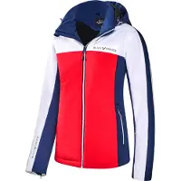 Black Crevice - Damen Wintersport Jacke | Farbe: Blau/Rot | Größe: 40