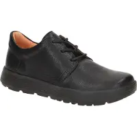 Think! Think COMODA Damenschuhe - bequeme Schnür- Halbschuhe schwarz