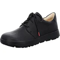Think! Think COMODA Damenschuhe - bequeme Schnür- Halbschuhe schwarz