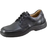 Jomos Herren Schnürhalbschuh 406202 44 000 echt Leder schwarz 44 EU