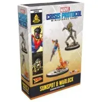 Atomic Mass Games Marvel Crisis Protocol Sunspot & Warlock Erweiterung Miniaturenspiel