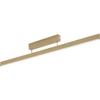 LUCANDE Smart Home Deckenlampe Mylosh , dimmbar, messing / gold, für Wohn- / Esszimmer, Aluminium, Modern, Smart Home Deckenlampe