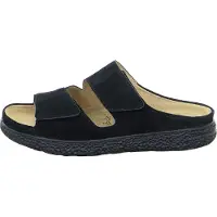 Hartjes Groove Pantolette 122.1221/3001.00 Weite H Schwarz Velourleder 38