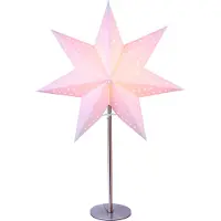 Best Season Standleuchte "Bobo" ca. 50 x 34 cm, Materal: Metall/Papier, creme, 233-50