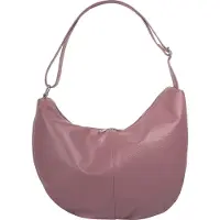 Samantha Look 1100000002199 , Damen, Gr. B/H/T: 29cm x 24cm x 14cm onesize, lila (violett), Leder, leicht glänzend, unifarben, Taschen 1100000002199, echt Leder, Made in Italy