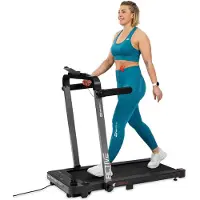 Hop-Sport Laufband HS-1300WLB Active, Geschwindigkeit bis 14 km/h, Lauffläche 42x100 cm, zusammenklappbar, Laufband für Zuhause mit Fernbedienung