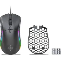 Inca IMG-GT20 Optisch Gaming Maus Mouse 1000-10000 DPI Schwarz