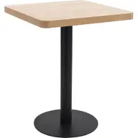 Syfax Bistrotisch Hellbraun 60x60 cm MDF