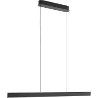 LUCANDE Hängelampe Philine , dimmbar, schwarz, für Wohn- / Esszimmer, Modern