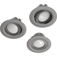 Hama WLAN Einbauspot, App-Steuerung CCT 3er nickel