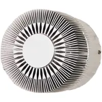 LUCANDE Alufarbene Außenwandleuchte Lennias mit LED