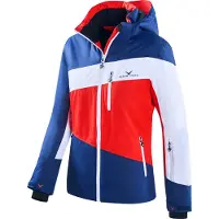 Black Crevice - Damen Skijacke/Snowboardjacke | Farbe: Navy/White/Red | Größe: 36