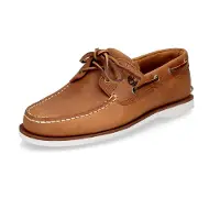 Timberland 1100000002199 "CLASSIC BOAT - BOAT SHOE", Herren, Gr. 41,5, braun, Leder, Schuhe 1100000002199, Classic Bootsschuh aus Premium Leder