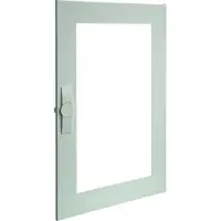 Hager FZ010FT Tür, univers FW, rechts, transparent, RAL 9010,für Schrank IP30 800x550mm