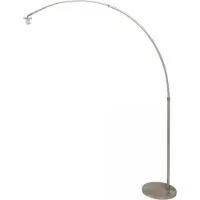 Steinhauer Stehleuchte Sparkled Light 1-flammig Stahl Matt 125-166x34cm