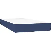 Syfax Taschenfederkernmatratze Mittel Blau 120x190x20 cm Stoff