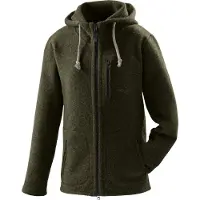 Mufflon - Bob - Wolljacke Gr XXL schwarz/oliv
