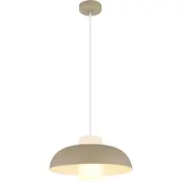 Globo Design-Pendelleuchte Lowe sandbraun