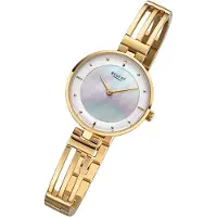 Regent Quarz Armband-Uhr Damen F-1149 Metall Uhr gold Metallarmband URF1149