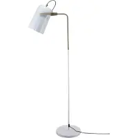 Kayoom Stehlampe "Caricia in Weiß, ohne Leuchtmittel, LxBxH: 54 x 30 x 135 cm", weiß, H: 135cm, 1 Stk., Leuchten, Stehlampe