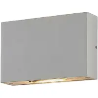 LUCANDE LED Aussenwandleuchte Katla , weiß / opal, Aluminium, Modern, LED Wandleuchte außen