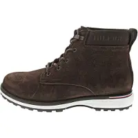 Tommy Hilfiger Herren Low Boot Stiefel Corporate Outdoor Suede Boot aus Leder, B