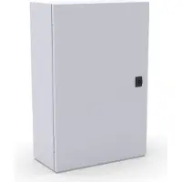 Doktorvolt Verteilerkasten SiBox 6.4.2 Sicherungskasten aus Metall IP65 Schaltschrank Unterputz und Aufputzmontage 1802
