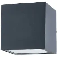 LUCANDE LED-Außenwandleuchte Merjem, 12 cm, up/down, IP54