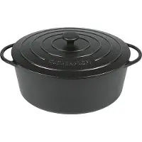 Küchenprofi Bratentopf oval, 35 cm classic black 402001035 4007371057554