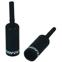 Jagwire BOT258BJ End caps Lined, 4,5mm Shift (Braided), alloy, black (50pcs)