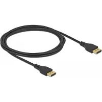 DeLOCK DisplayPort Kabel 8K 60 Hz 2 m DP 8K ohne Einrastfunktion, 2 m, DisplayPort, DisplayPort, Männlich, Männlich, 7680 x 4320 Pixel