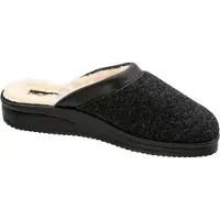 Fischer Markenschuh Fischer Herren Hausschuh warm gefüttert Pantoffel Filz 204609, Größe:42 EU, Farbe:Grau