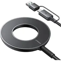 JOYROOM JR-WQM03, Drinnen, USB, Kabelloses Aufladen, Schwarz