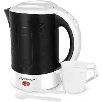 Aigostar Cooltravel 30JQL Kompakter Reise-Wasserkocher 0,6L - Schwarz