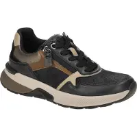 Gabor ROLLINGSOFT Damenschuhe - bequeme Schnür- Halbschuhe schwarz Freizeit NEU